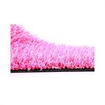 Pink kunstig græstæppe - lounge stemning
